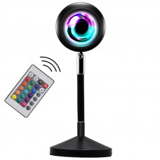 Lampa Decorativa Videografie cu proiectie Sunset, Sunrise, Multicolora RGB, cu telecomanda