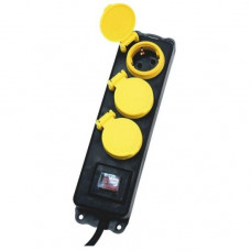 Prelungitor de exterior Home NVO 03K-5/BK/1.5, 3 locasuri, Intrerupator, 5m, IP44 Prelungitor de exterior Home NVO 03K-5/BK/1.5, 3 locasuri, Intrerupator, 5m, IP44