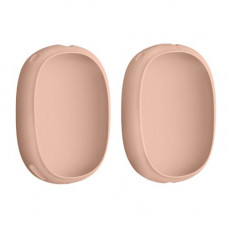 Set 2 huse kwmobile pentru Apple Airpods Max, Silicon, Roz, 59582.10