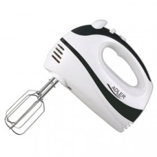Mixer de mana, ADLER AD 4205 b, 300 W, 5 viteze, Negru/Alb Mixer de mana, ADLER AD 4205 b, 300 W, 5 viteze, Negru/Alb