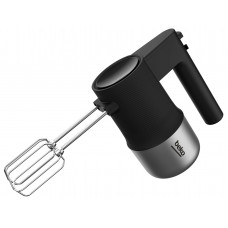 Mixer Beko HMM81504BX, 500W, 4 trepte de viteza, functie Turbo, negru/inox