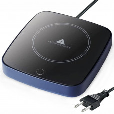 Incalzitor electric smart pentru cana cafea, ceai si alte bauturi, cu 3 trepte de temperatura, Albastru