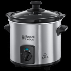 Slow cooker Russell Hobbs Compact Home 25570-56, 145 W, 2 L, Design compact, Vas ceramic, Inox