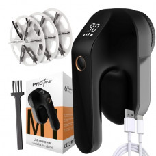 Aparat de curatat scame, Reincarcabil USB,Ecran LED,Negru - Negru Aparat de curatat scame, Reincarcabil USB,Ecran LED,Negru - Negru