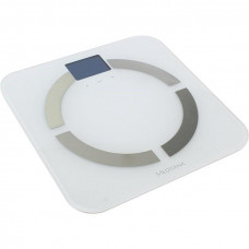 Cantar electronic Medisana BS 430 40422, 180 kg, Ecran LCD, Bluetooth, Analizator corporal, Oprire automata, 10x locatii de memorie, Alb