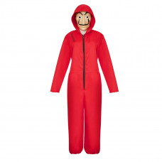 Costum pentru adulti IdeallStore®, La Casa de Papel, marimea XL, rosu Costum pentru adulti IdeallStore®, La Casa de Papel, marimea XL, rosu