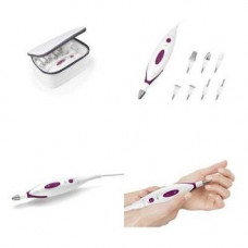 Dispozitiv de manichiura si pedichiura Medisana MP815 85153, 2 viteze , 2 directii, 7 capete , Alb/Mov