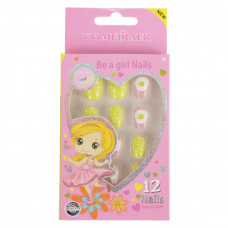 Set 12 Unghii False Pentru Copii, 60 Buline Set 12 Unghii False Pentru Copii, 60 Buline
