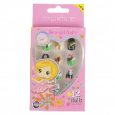 Set 12 Unghii False Pentru Copii, 64 Animale Salbatice Set 12 Unghii False Pentru Copii, 64 Animale Salbatice