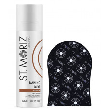 Set Pentru Autobronzare Profesionala St Moriz Cu Spray Medium Si Manusa