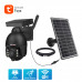 Camera de supraveghere Tuya, WIFI 4U® ST-S588M-2M-TY, 2MP, exterior, Panou solar, Rotire din aplicatie, IP67, Comunicare bidirectionala, senzor miscare, activare lumina, negru