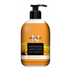 NATIGO - Sapun lichid energizant - JUICY MANGO, 500ml NATIGO - Sapun lichid energizant - JUICY MANGO, 500ml