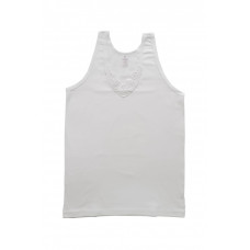 Maieu Femei Bretea lata Dantela 811 Alb XL