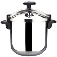 Oala sub presiune Magefesa-Star, otel inoxidabil 18/10, 12 litri, argintiu/negru Oala sub presiune Magefesa-Star, otel inoxidabil 18/10, 12 litri, argintiu/negru