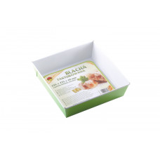 Forma copt 23.5x23.5x6cm, invelis non-stick, verde, SNB