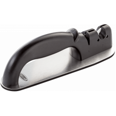 Ascutitor cutite Stellar, otel inoxidabil, 19x6x6 cm, argintiu/negru