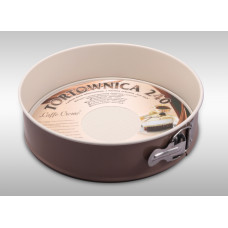 Forma tort 24cm, baza detasabila, invelis non-stick Caffe Creme, SNB