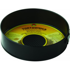 Forma tort 24cm, baza detasabila, invelis non-stick, negru, SNB