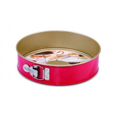 Forma tort 24cm, baza detasabila, invelis non-stick, rosu, SNB