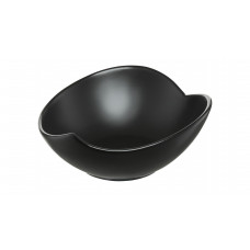 Bol portelan 15cm, negru, Salsa