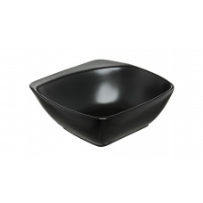 Bol portelan 17cm, negru, Salsa