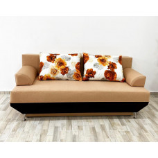 Canapea Andreea FB, culoare crem / maro, 190 x 90 cm Canapea Andreea FB, culoare crem / maro, 190 x 90 cm