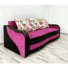 Canapea Andreea 2, culoare roz / negru, 220 x 90 cm Canapea Andreea 2, culoare roz / negru, 220 x 90 cm