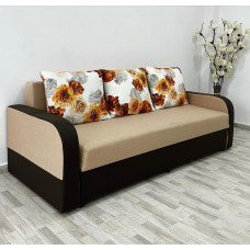 Canapea Andreea 1, culoare crem / maro, 220 x 90 cm Canapea Andreea 1, culoare crem / maro, 220 x 90 cm