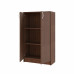 Biblioteca haaus Flint, 2 Usi, Wenge, 70 x 32 x 122 cm