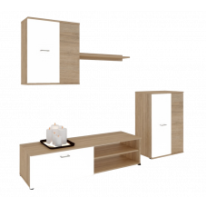 Living Madrid, culoare sonoma / alb, 200 x 150 x 37 cm Living Madrid, culoare sonoma / alb, 200 x 150 x 37 cm