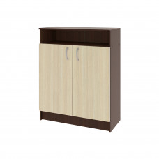 Comoda haaus Atena, 2 Usi, Wenge/Stejar Ferrara, 80 x 35 x 100 cm