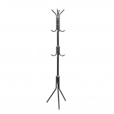 Cuier pom, 3 nivele de agatare, Negru