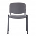 Scaun de vizitator Iso Black, textil A-06, gri