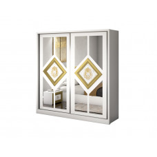 Dulap Deluxe, culoare alb, 200x60x205 cm Dulap Deluxe, culoare alb, 200x60x205 cm