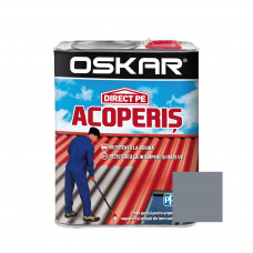 Vopsea alchidica, direct pe acoperis, exterior, gri metal, 2.5 L, Oskar Vopsea alchidica, direct pe acoperis, exterior, gri metal, 2.5 L, Oskar