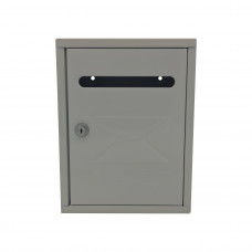 Cutie Postala Metalica Bigshot H2805, 260x200x75 mm, cu Fanta, Inchidere Cheie, Gri Cutie Postala Metalica Bigshot H2805, 260x200x75 mm, cu Fanta, Inchidere Cheie, Gri