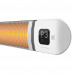 Incalzitor cu infrarosu pentru terase LUXEVA PRO WL 2500W, IP65, de perete, 6 trepte putere, termostat, temporizator, telecomanda, alb Incalzitor cu infrarosu pentru terase LUXEVA PRO WL 2500W, IP65, de perete, 6 trepte putere, termostat, temporizator, telecomanda, alb