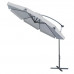 Umbrela de soare,suspendata,pentru terasa,gradina,cu brat extensibil,diametru 300cm,gri inchis