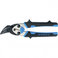 Foarfeca pentru metal "Piranha", 185 mm, taiere directa si dreapta, otel , manere cu insertie du