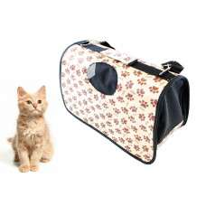 Geanta de Transport pentru Caine sau Pisica - ALB/MARO AG644C Geanta de Transport pentru Caine sau Pisica - ALB/MARO AG644C