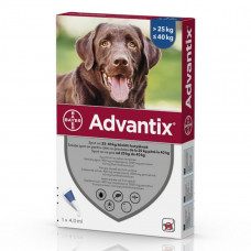 Pipeta Repelenta Deparazitare Externa Caini, ADVANTIX 400, L(25 - 40kg), 4 Sapt. X 1buc