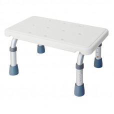 Scaun antiderapant tip treapta, baie, dus, aluminiu, reglabil inaltime, Teox®