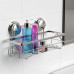 Etajera inox pentru baie sau bucatarie, cu ventuze HeavyLock performante Etajera inox pentru baie sau bucatarie, cu ventuze HeavyLock performante