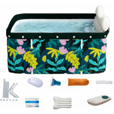 Cada de baie portabila, pliabila, pentru copii, adulti, familie, portabila, potrivita pentru apa calda, rece, rol de tratament SPA, cu scurgeri multiple, formata din 6 straturi grosime, lungime 120 cm Cada de baie portabila, pliabila, pentru copii, adulti, familie, portabila, potrivita pentru apa calda, rece, rol de tratament SPA, cu scurgeri multiple, formata din 6 straturi grosime, lungime 120 cm