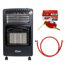 Soba mobila pe gaz GPL si electrica, aprindere piezo-electrica, demontabila, bonus kit de alimentare / ZLN 8465D