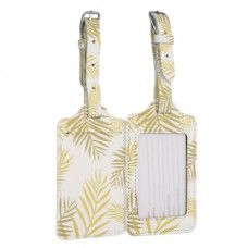 Set 2 Etichete pentru bagaje, Kwmobile, Multicolor, Piele ecologica, 53127.09