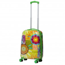 Troler Ella Icon Rio, Verde, 55x36x23 cm, 45 L, 4 roti spinner
