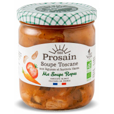 Supa Toscana BIO cu legume si fasole mogette Prosain Supa Toscana BIO cu legume si fasole mogette Prosain