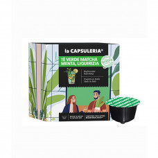 Ceai verde matcha, menta si lemn dulce, 96 capsule compatibile Dolce Gusto, La Capsuleria Ceai verde matcha, menta si lemn dulce, 96 capsule compatibile Dolce Gusto, La Capsuleria