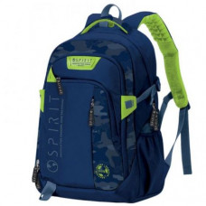 Rucsac Spirit Pattern, Albastru / Verde, 49x35x16 cm Rucsac Spirit Pattern, Albastru / Verde, 49x35x16 cm